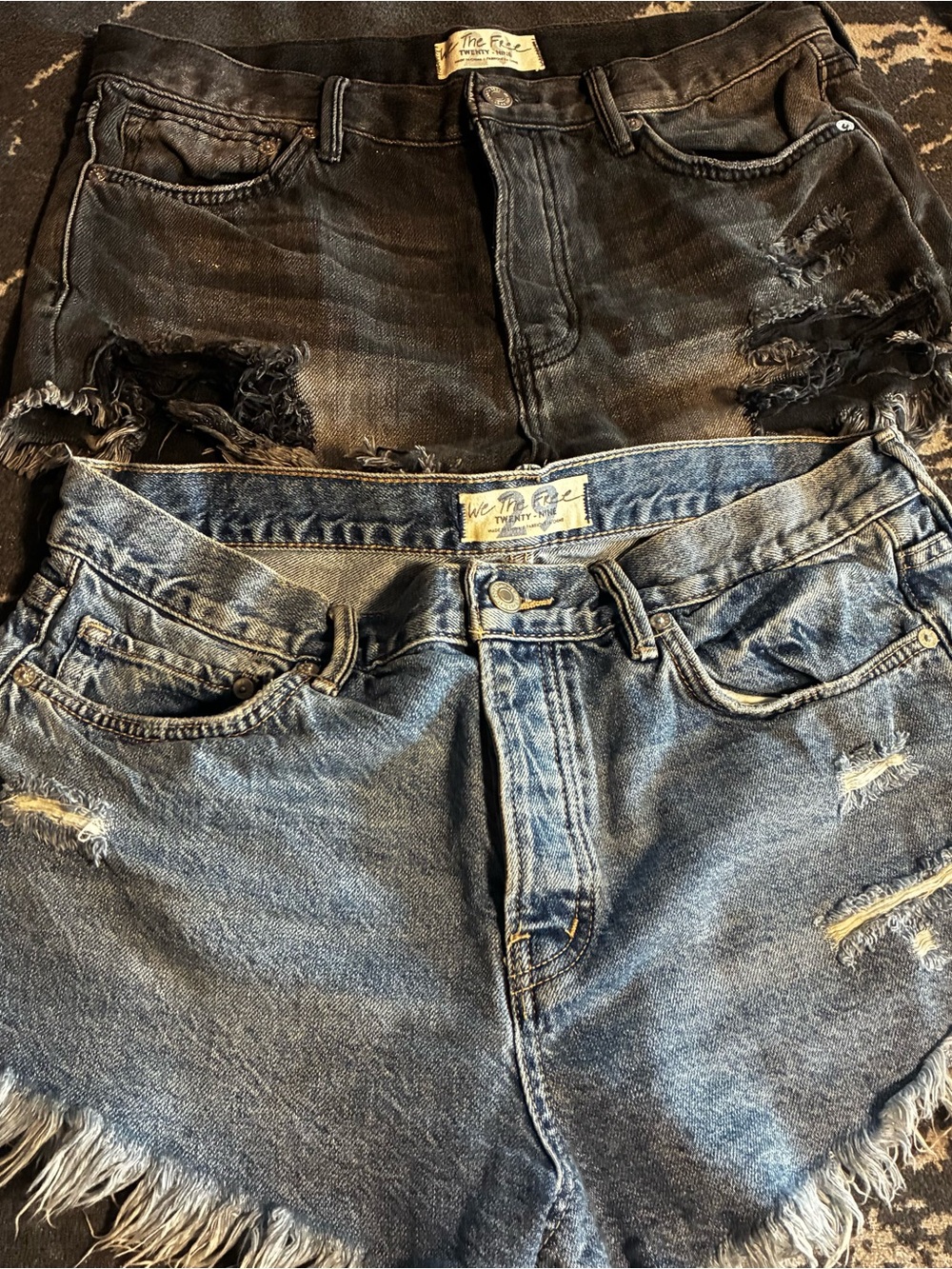 We The Free Distressed Women’s Denim Shorts  Bundle